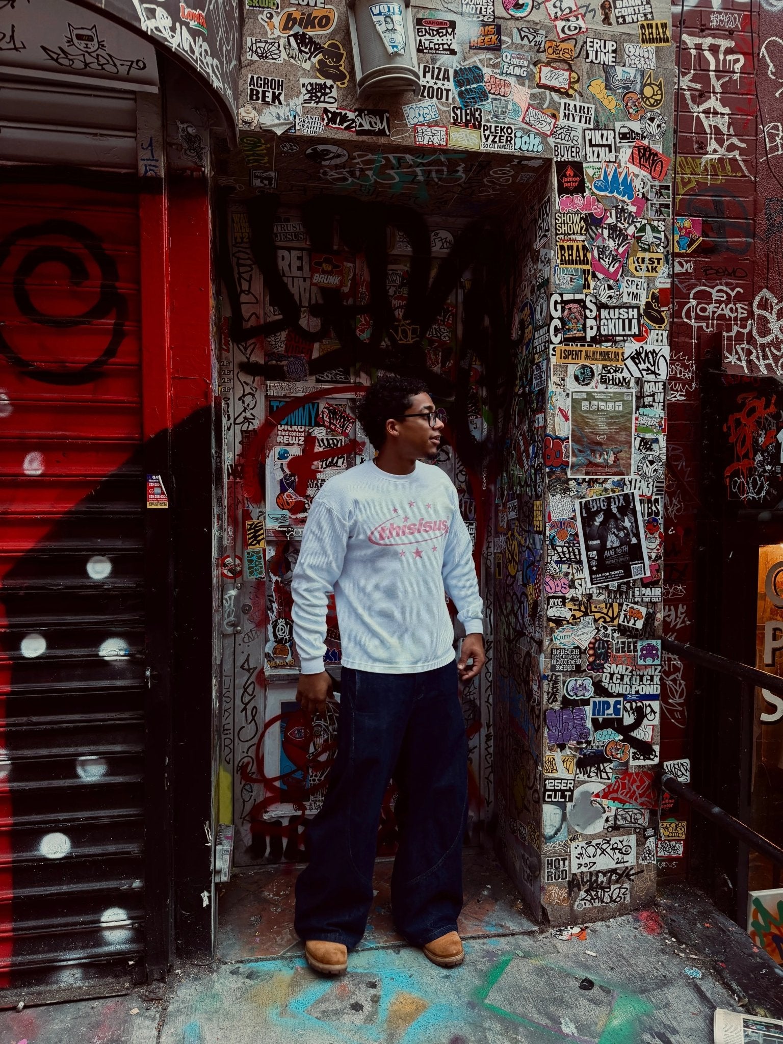 Vintage Raglan Thermal Long Sleeve - THISISUS